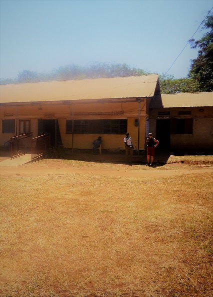 Musema Faruk and Mary Bennell outside GDPU 3