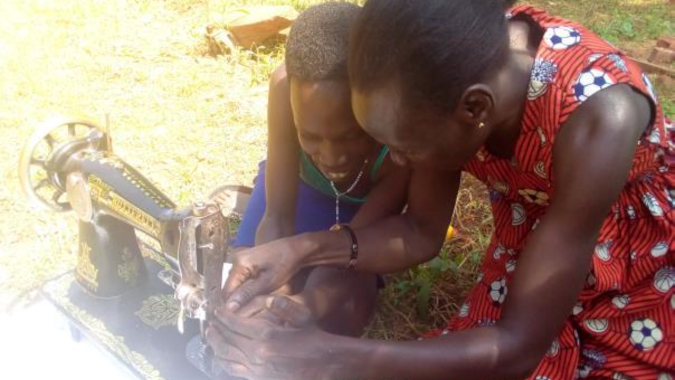 GULU DISABLED PERSONS KNITTING WORKSHOP July 1