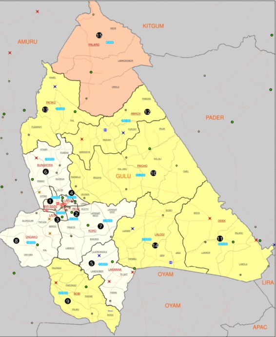 Gulu Districts